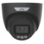 UNV IP turret camera - IPC3638SS-ADF28KMC-I1-BLACK, 8MP, 2.8mm, color LED, black, P2 Triguard 2