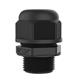 UNV TR-A01-IN - 3/4” plastic waterproof cable gland for cabel boxes, black