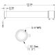 UNV TR-SE24-IN - Extended ceiling mounts, 220mm