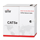 UNV UTP outdoor cabel solid Cat5e, PE, 24AWG, black, 305m