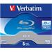 VERBATIM BD-R SL (5-pack) Blu-Ray / Jewel / 6x / 25 gigabytes
