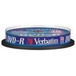 VERBATIM DVD-R (10-Pack) Spindle / General Retail / 16x / 4.7 gigabytes