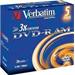 VERBATIM DVD-RAM (5-Pack) 4.7 gigabytes 3x Jewel (non-cartridge)