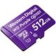 WD MicroSDXC card 512GB Purple WDD512G1P0C Class 10