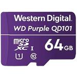 WD MicroSDXC card 64GB Purple WDD064G1P0C Class 10