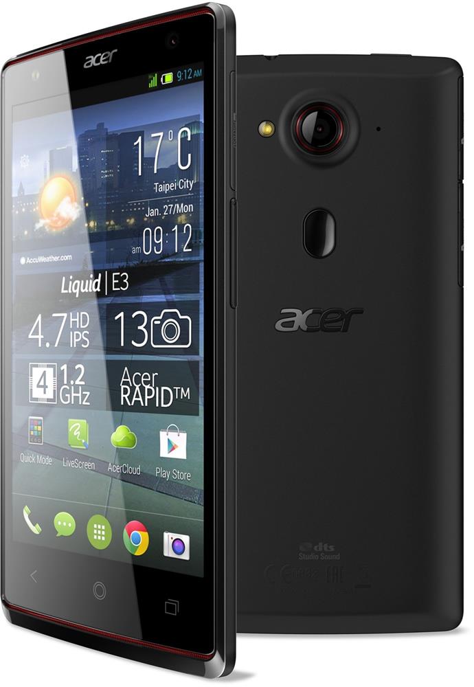 ACER LIQUID Liquid E3 4.7 "1280x720, 1.2GHz Quad-COR Android 4.2 ROM 4GB RAM 1GB, 2 megapixel camera /