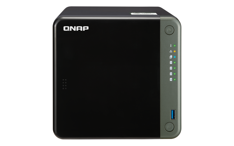 QNAP TS-453D-4G (2,7GHz / 4GB RAM / 4x SATA / 1xHDMI 4K / 1xPCIe / 2x2,5GbE / 3xUSB 2.0 / 2xUSB 3.2)